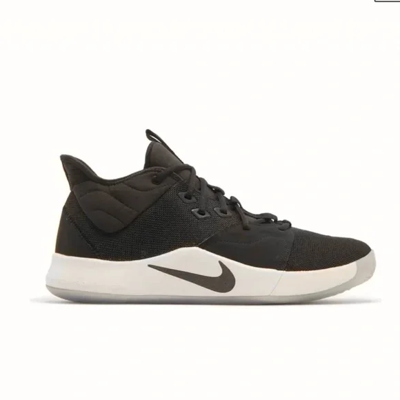 NIKE PG3 Paul George BasketballShoes Men's Size 12, Black